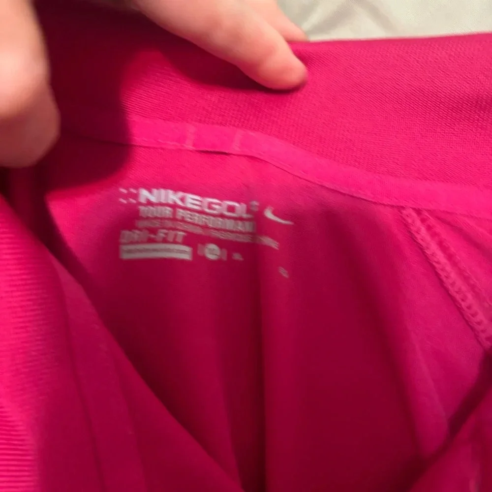 Nike Golf Tour Performance Mens pink golf polo XL